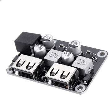Dual USB Fast Charge Buck Module DC6-32V to 3-12V 24W * 2 Supports QC2.0 3.0 Huawei FCP Fast Charge