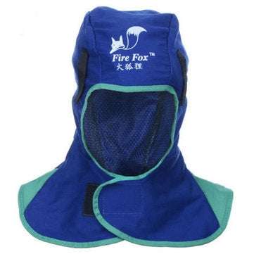 Flame Retardant Safey Helmet Welding Neck Protective Hood Welder Head Cap Cover (COLOR.: ROYAL)