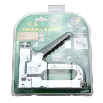 Heavy Duty Rapid Upholstery Hand Tool Nail Staple Gun Stapler for Wood Furniture Door with 800 Nails