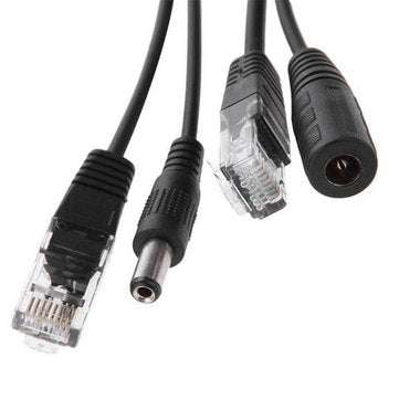 Hiseeu POE Splitter Injector Power 1 Pair RJ45 12-48V IP Camera Supply Module Synthesizer Separator