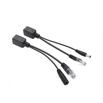 Hiseeu POE Splitter Injector Power 1 Pair RJ45 12-48V IP Camera Supply Module Synthesizer Separator