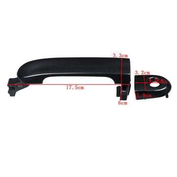 Front Outside Exterior Outer Door Handles Left Driver For Nissan Versa 2007-2012