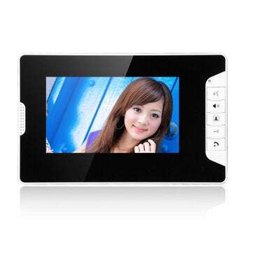 ENNIO SY813MK21 7inch TFT LCD Video Door Phone Doorbell Intercom Kit 2 Cameras 1 Monitor Night Visio