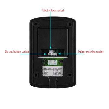 ENNIO SY813MK21 7inch TFT LCD Video Door Phone Doorbell Intercom Kit 2 Cameras 1 Monitor Night Visio
