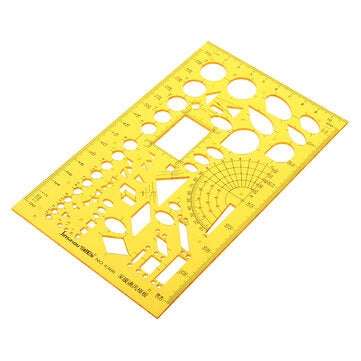 Heating Ventilation Air Conditioning Drafting Design Drawing Template KT Soft Plastifc Ruler Stencil