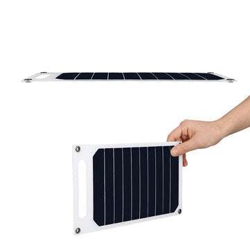 LEORY 5V 10W DIY Solar Panel Slim Light USB Battery Charger Portable Power Bank Pad Universal Kit Co