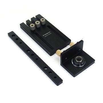 Dowelling Jig Set Aluminium Alloy 3 In 1 Woodworking Dowel Drilling Position Jig Drilling Guide Kit