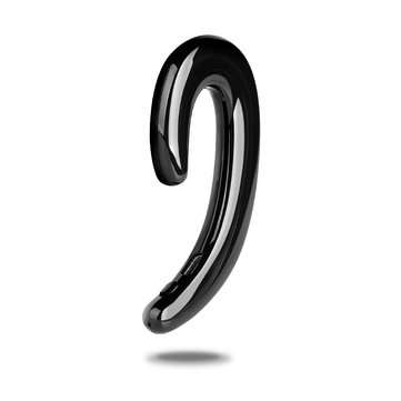 K8 Bone Conduction Earhook Wireless bluetooth Earphone Noise Cancelling Stereo He... (COLOR.: BLACK)