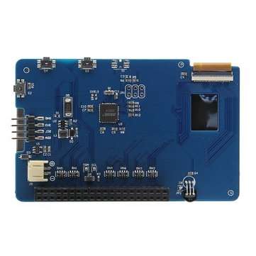 Geekwrom HD 3.5 Inch TFT Display Shield 800x480 For Raspberry Pi 3B 2B With 2 Keys And Remote IR