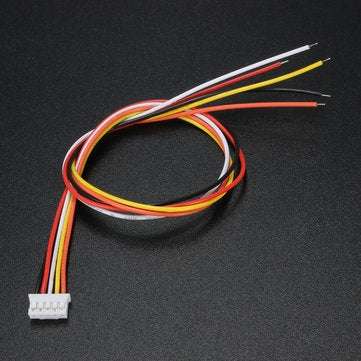 Excellway 10Pcs Mini Micro JST 2.0 PH 5Pin Connector Plug With 30cm Wires Cables