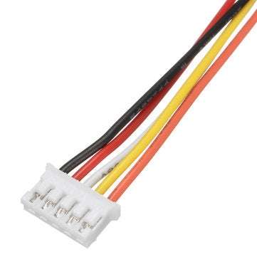 Excellway 10Pcs Mini Micro JST 2.0 PH 5Pin Connector Plug With 30cm Wires Cables