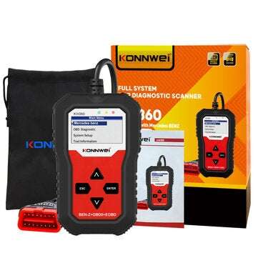 KONNWEI KW360 OBD2 Full System Diagnostic Scanner Detection Automatic Transmission For Series Vehicl