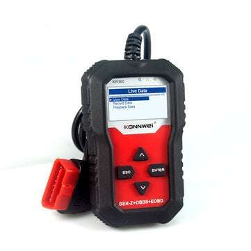 KONNWEI KW360 OBD2 Full System Diagnostic Scanner Detection Automatic Transmission For Series Vehicl