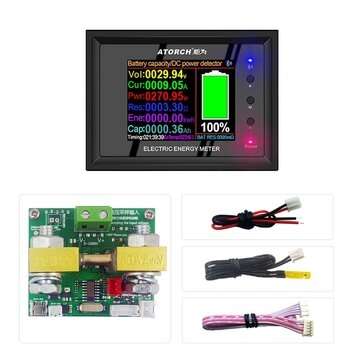 DT24P 1000V/500A IPS Display Digital DC Power Supply Voltmeter Ammeter Battery Coulometer Capacity A