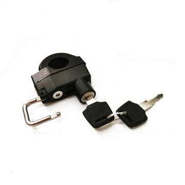 Motorcycle Bike Bicycle Helmet Lock Anti-theft Security Universal 7/8`` 22mm Tube
