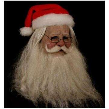 Merry Christmas Santa Claus Latex Mask Outdoor Ornamen Cute Santa Claus Costume Masq... (SIZE: MALE)