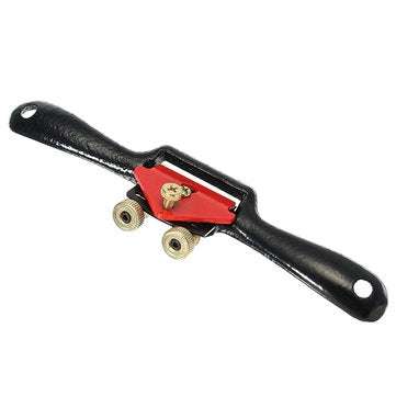 MYTEC 9 Inch Gray Iron Manganese Adjustable Woodcraft Metal Blade Spoke Shave Plane Manual Wood Work