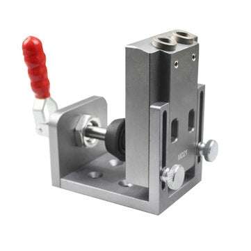 Pocket Hole Jig Kit Drill Locator Quick Clamping Oblique For Joinery Step Drill Bit 9mm Set For Carp