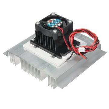 Geekcreit TEC1-12705 Thermoelectric Peltier Refrigeration Cooling System Equipment Kit Cooler Fan