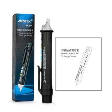 MESTEK AC10 Non-contact AC Voltage Detector Tester Meter 12V-1000V Pen Voltage Detector
