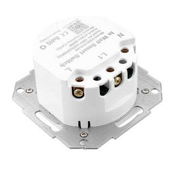 MoesHouse WS-EUY1-W EU Standard 1 Gang Smart Push Button Switch Smart Life Tuya Wireless Remote Cont