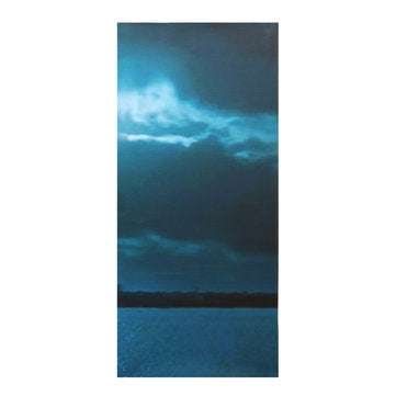 Modern Abstract Wall Decor Art Moon Sea Oil Paintings Painted Unframed