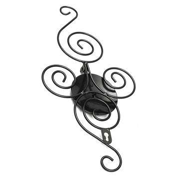 Iron Scroll Candle Holder Candlestick Wall Hanging Sconce Wedding Home Decorations