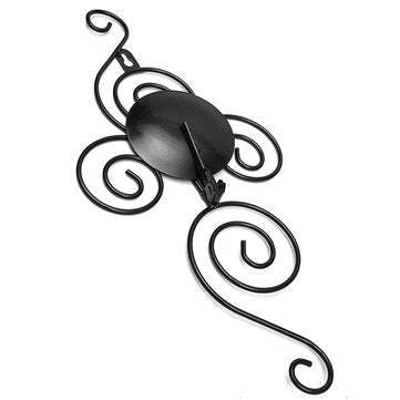 Iron Scroll Candle Holder Candlestick Wall Hanging Sconce Wedding Home Decorations