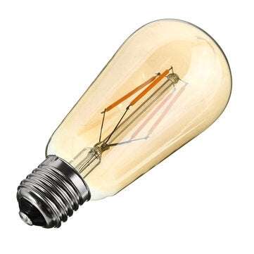 E27/B22 4W ST58 LED COB Incandescent Edison Light Lamp Bulb for Home Hotel Decor (TYPE: E27)