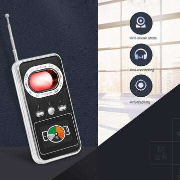 K800 Mini Portable Camera Detector IR Scanner GPS Detector Anti-peeping & Anti-tracking
