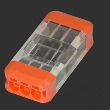 LT-33 3Pin Quick Wire Connector Universal Compact Electrical LED Light Push-in Butt Conductor Termin