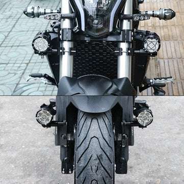 M8 M6 Screws Spotlight Bracket LED Headlight Mounting Holder Motorcycle Fork Shock Absorber Post Sup