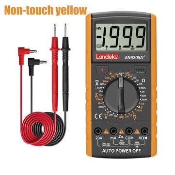 DT9205A+ Digital Multimeter Non-touch DC/AC Professional Multifunctional Automat... (COLOR.: YELLOW)