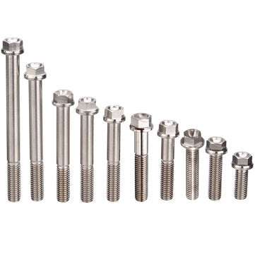 M8 Titanium Alloy Flange Hex Head Bolt Cap Screw 20 30 35 40 45 50 55 60 75 90mm (DIAMETER: 60MM)