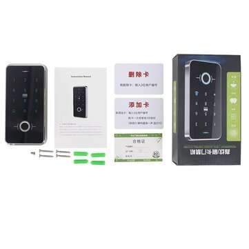 F20 13.56MHz Fingerprint Access Control Keypad Touch Electronic Door Opener System Biometrics IP68 W