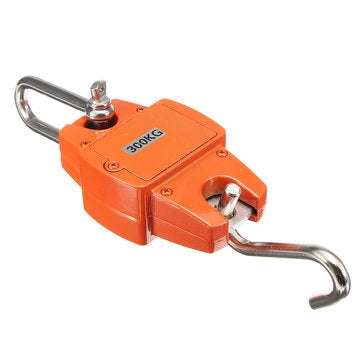 Mini Portable LCD Digital Electronic Crane Scale Hook Hanging 300KG 600LBS