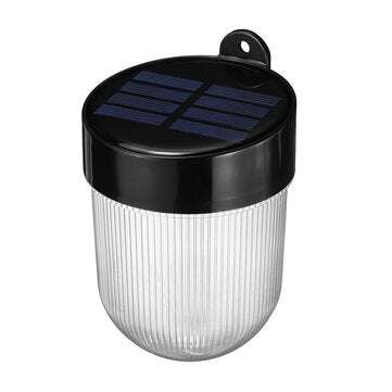 Outdoor Solar Powered LED Fence Light Dual Color Temperature Waterproof... (SHELL COLOR: BLACKSHELL)