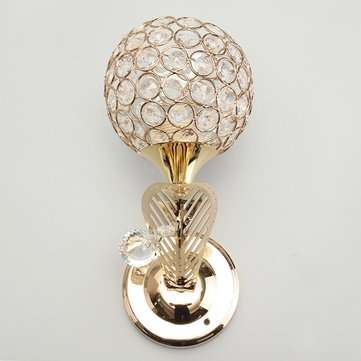 E27 Modern Crystal Wall Light Living Room Corridor Balcony Lamp 220V