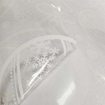 Happy New Year & Xmas Merry Christmas Window Sticker Snowflake Bell Home Decorations