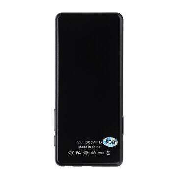 Mahdi M310 2.4 Inch Touch Screen bluetooth Lossless HiFi MP3 Music Player Support... (COLOR.: BLACK)