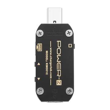 KM001C POWER-Z USB Tester Quick Charger Voltage Current Ripple Dual Type-C Meter Power Bank Detector