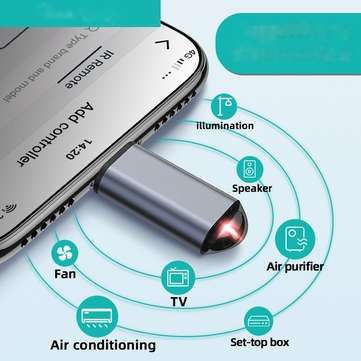 Micro USB Type-C for Lightning Smart App Remote Control Infrared Transmitter And... (TYPE: MICROUSB)