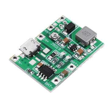 Geekcreit 3.7V 9V 5V 2A Adjustable Step Up 18650 Lithium Battery Charging Discharge Integrated Mod