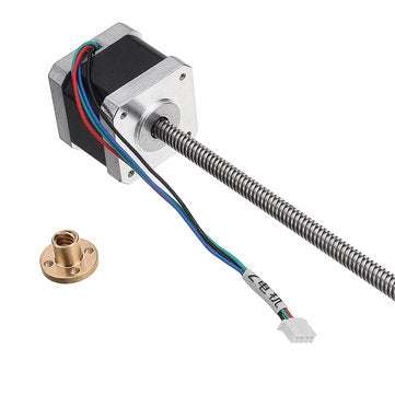 Machifit Nema17 42mm Stepper Motor with T8 380mm Lead Screw for CNC Engraving Machine