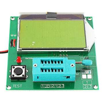 GM328A Transistor Tester Capacitance ESR Meter LCR RLCPWMESR Meter MOS/PNP/NPN V2PO 1MHz-2MHz