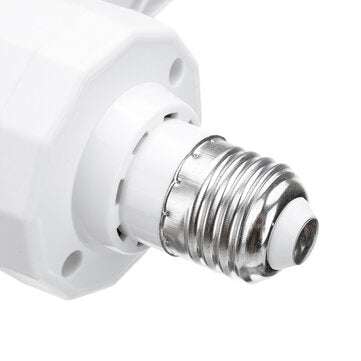 E27 LED Bulb Garage Lamp Deformable Ceiling Light Fixture Foldable Adjustable Workshop Lamp AC85-270