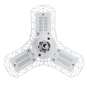 E27 LED Bulb Garage Lamp Deformable Ceiling Light Fixture Foldable Adjustable Workshop Lamp AC85-270