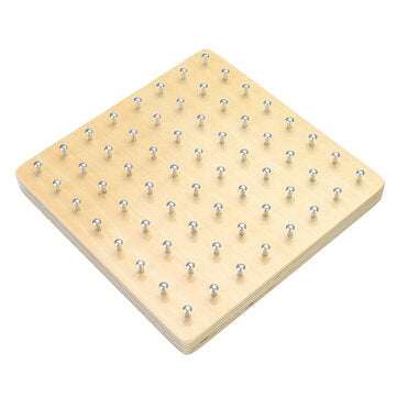 Mengzi Geometric Tie Nail Geoboard Board Toy Creative Graphic Kindergarten Learning Educational Puzz