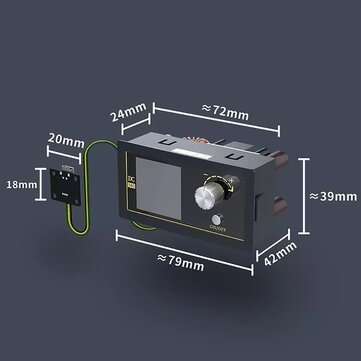 DC-580 80W DC DC Buck Converter CC CV Power Module 1.8-32V 5A Adjustable Regulated Power Supply Volt