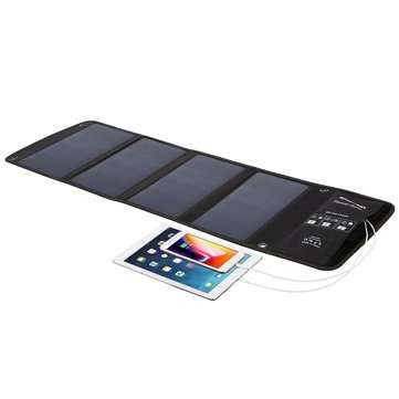 HAWEEL 28W High Power Portable Solar Folding Bag Charging Panel with Dual USB